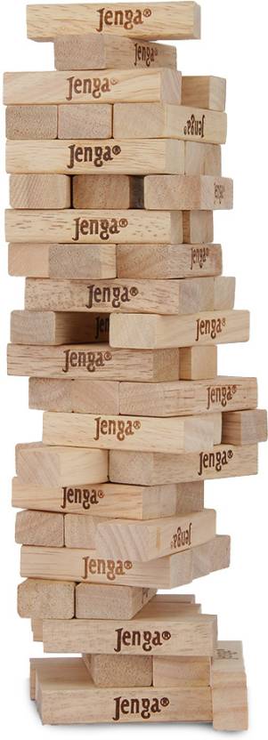 funskool-jenga-original-imae39gbavmwuzez Bâtons Jenga empilés