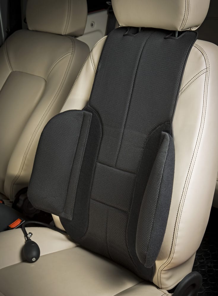 Coussin Lombaire Ergonomique Pour Voiture Et Bureau - Mousse Mémoire, Sangle Ajustable, Housse Lavable